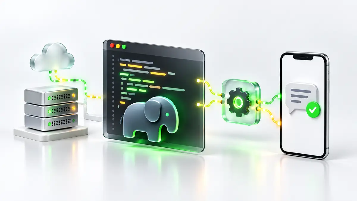 وب سرویس در حال ارسال پیامک با php به موبایل کاربر