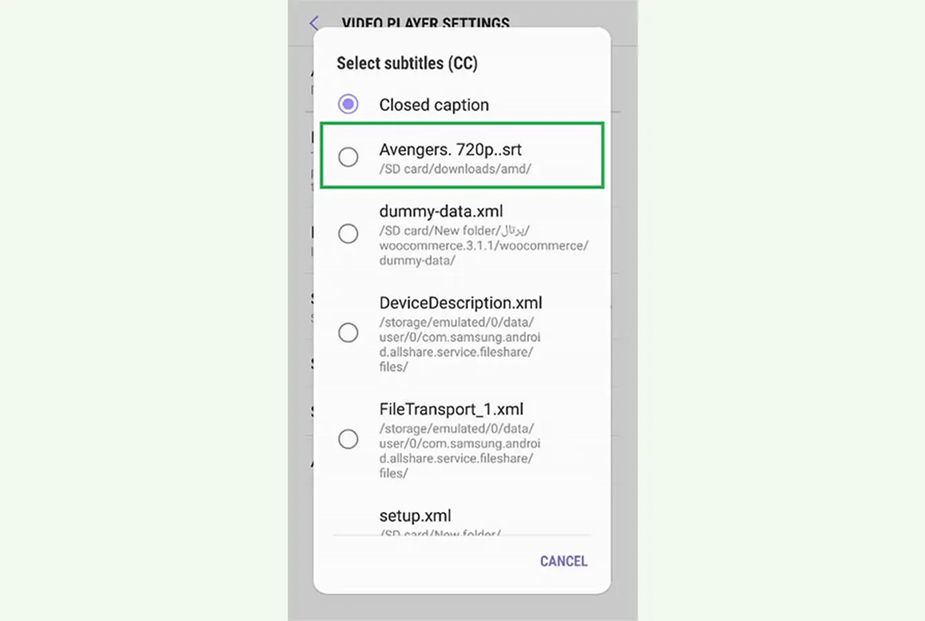 کاربرد گزینههای Settings در MX Player